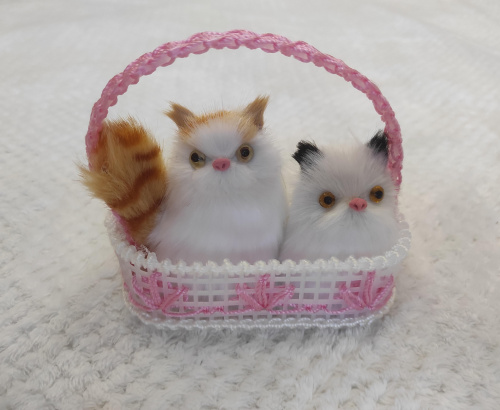 Котики в корзинке со звуком во Кирове фото 3