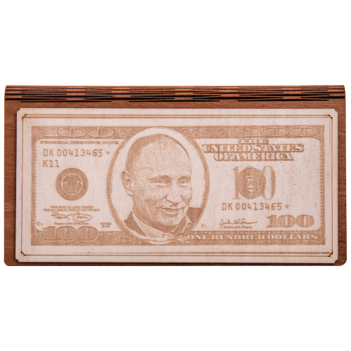 КУПЮРНИЦА "100$ ПУТИН" во Кирове фото 2