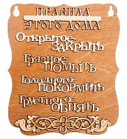 ПЛАНШЕТ "ПРАВИЛА ДОМА" буквы во Кирове