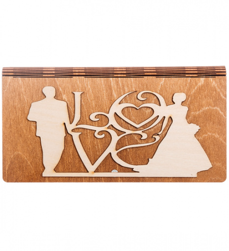 Купить Купюрница резная "Love" во Кирове фото 2 Купюрница резная "Love" во Кирове фото 2