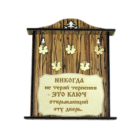 КЛЮЧНИЦА "НИКОГДА НЕ ТЕРЯЙ ТЕРПЕНИЯ2" во Кирове